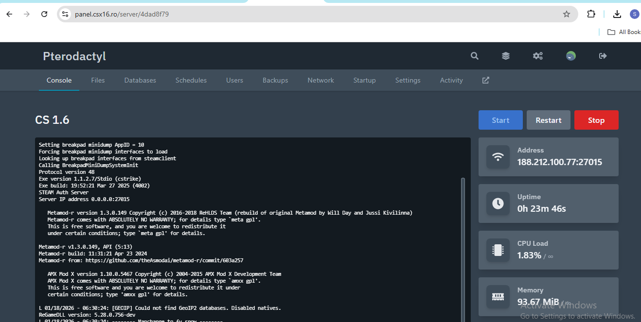 EGG pterodactyl functional